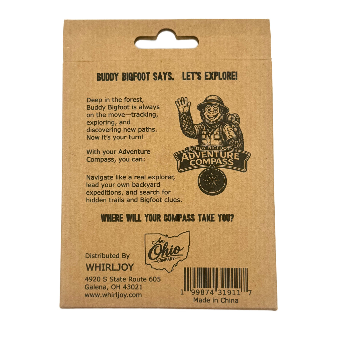 Buddy Bigfoot's Adventure Compass