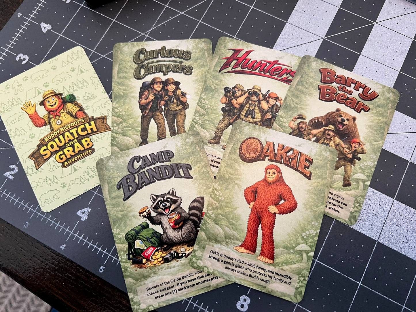 Buddy Bigfoot's Squatch and Grab Adventure Card Game