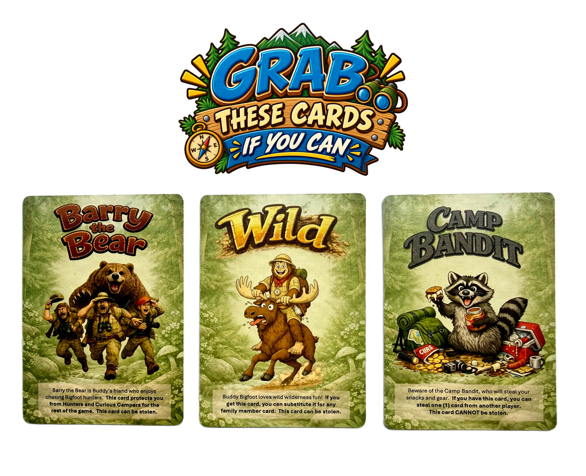Buddy Bigfoot's Squatch and Grab Adventure Card Game