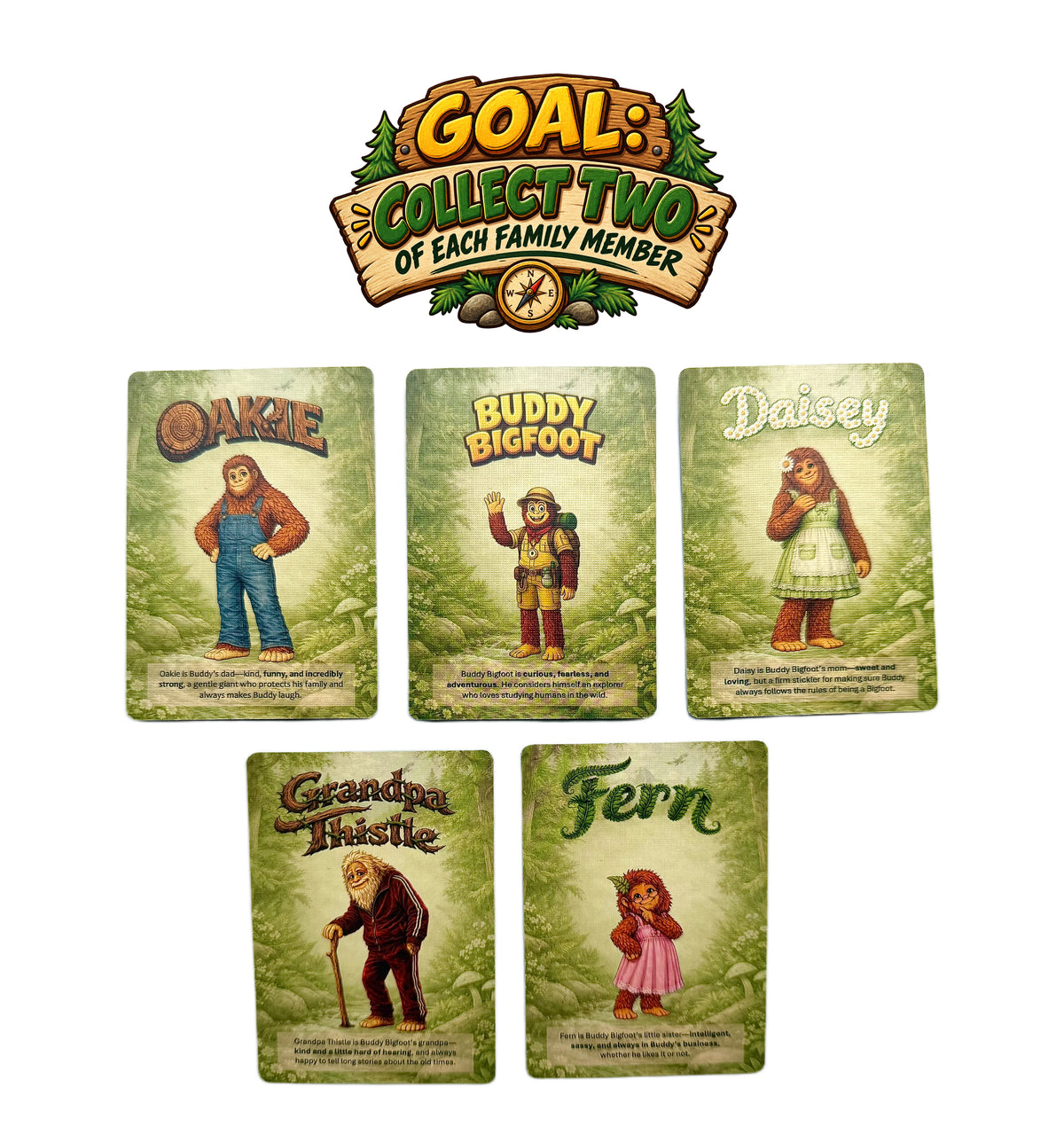 Buddy Bigfoot's Squatch and Grab Adventure Card Game